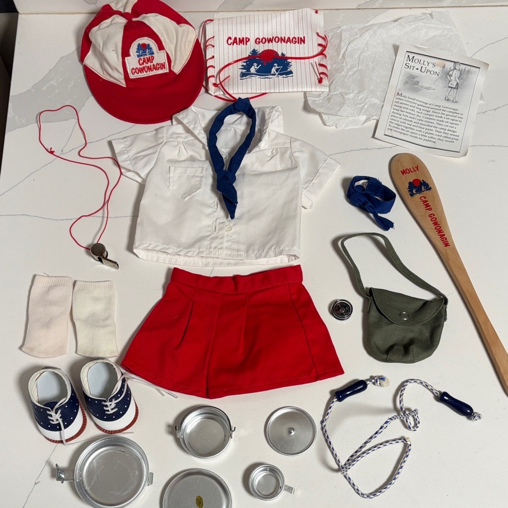 American Girl Molly Camp Set